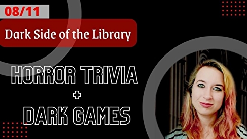 Dark Side of the Library Livestream - Dark Halloween Books and Toys